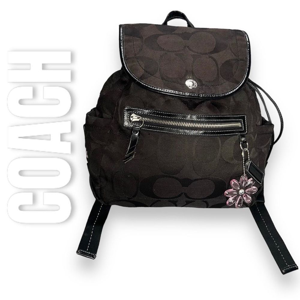 Coach Vintage Kyra Nylon Signature Daisy Backpack 90s… Gem